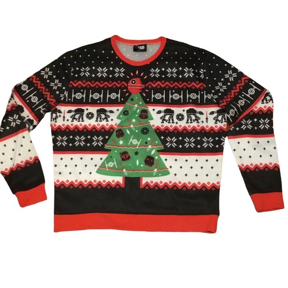 Star Wars Christmas sweatshirt xl sweater fleece